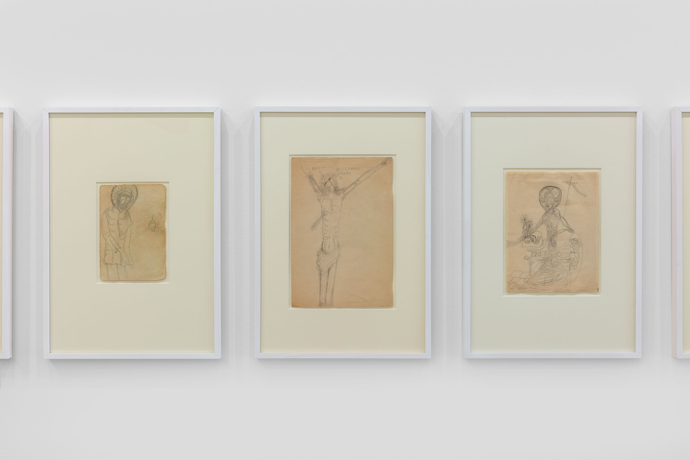 Fabio Mauri, Senza titolo, 1949, Senza titolo, 1950, Senza titolo, 1950 